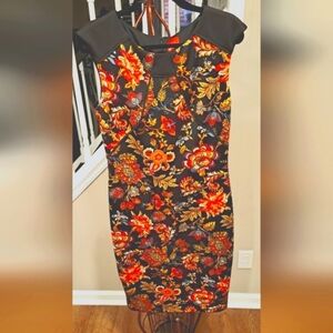 Melrose Floral Midi Sleevless Dress